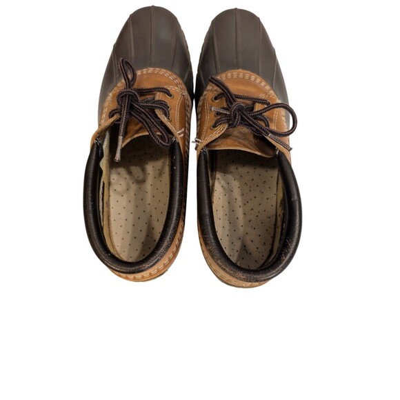 LL Bean Men's Maine Bean Boot Duck Shoe Gumshoe Low Boots Brown Size 10 USA - Picture 5 of 7